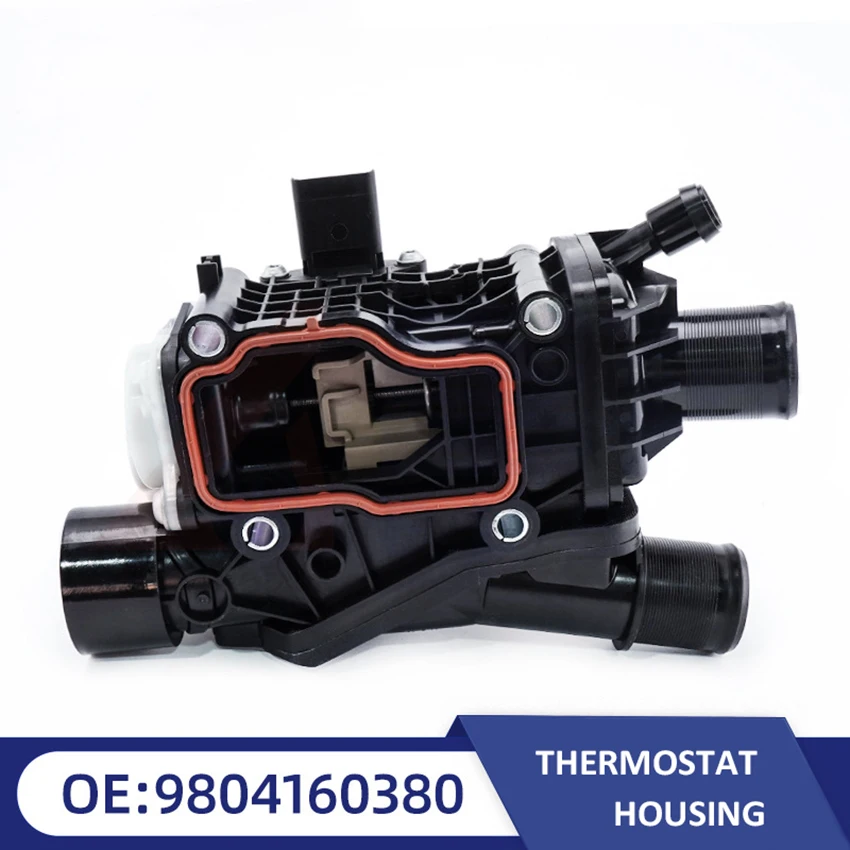Thermostat Housing Car Thermostat Assembly For PEUGEOT 308 508 5008 Citroen C4 C5 9804160380 9849443980 engine coolant thermostat,thermostat housing cover