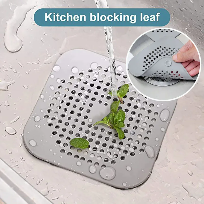 

Hair Filter Sink Anti-blocking Strainer Bathtub Shower Floor Drain Stopper Silicone Kitchen Deodorant Plug Bathroom Accessories