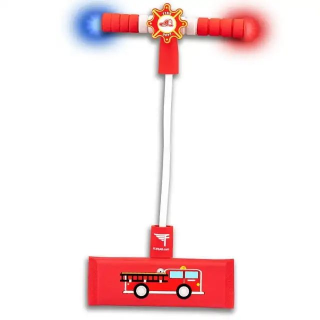 My First Flybar Foam Pogo Jumper for Kids Age Years 3 and Up, Toy for Boys Girls, Fuego Rojo