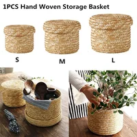 Handmade Woven Storage Basket Multi-purpose Snack Organizer Baskets 1