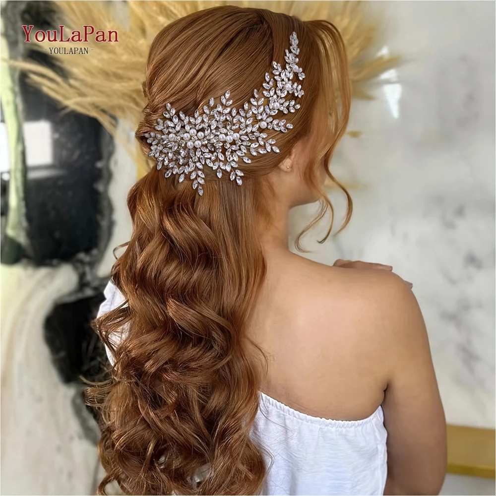 YouLaPan Luxury Wedding Hair Accessories Dinner Party Hair Headdress For Women Wedding Combs Bridal Headpiece HP434 hair accessories bridal hair accessories
