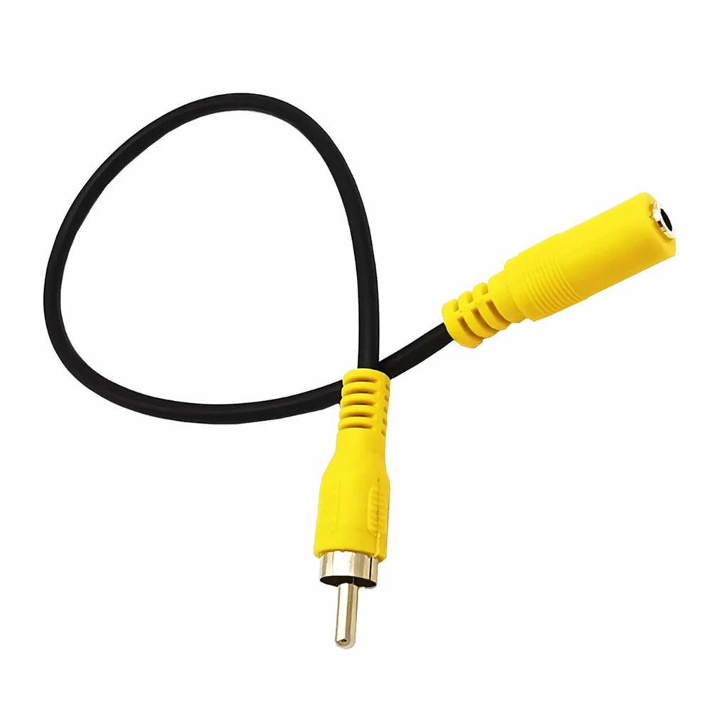 Cavo Audio Dorato Da 3.5Mm Femmina A Rca Lotus Maschio Da Av A 3.5Mm Femmina Rca Maschio A Cavo Adattatore Per Amplificatore Di Potenza Femmina Da 3.5