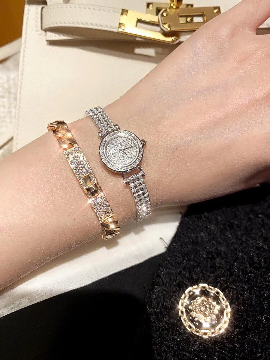 2022 Hot Top Brand 2022 Popular Brand Full Drill Bracelet Simple And Generous Fashion Versatile Banquet Exquisite