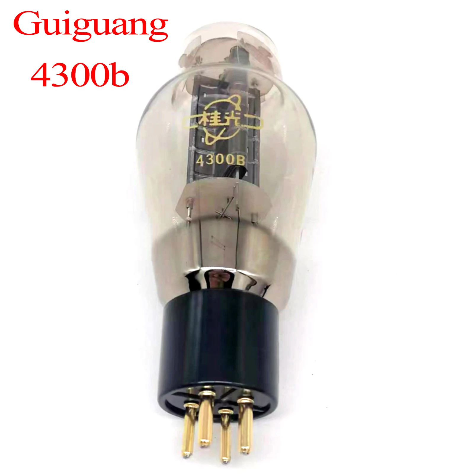 Guiguang 4300B vacuum tube Titanium Plate Golden Grid Original Box Packed Replace WE300B Linlai 300B Shuguang 300B electron tube 3
