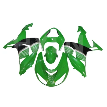 100% Molded Fairings Kit For KAWASAKI Ninja ZX10R 06 07 ZX-10R ZX636 2006 2007 Road/Racing ABS Plastic Parts Green