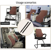 1pc Memory Foam Non-Slip Car Seat Cushion for Office and Gaming Chairs - Supports Lumbar and Waist - Soft and Comfortable - Image 3