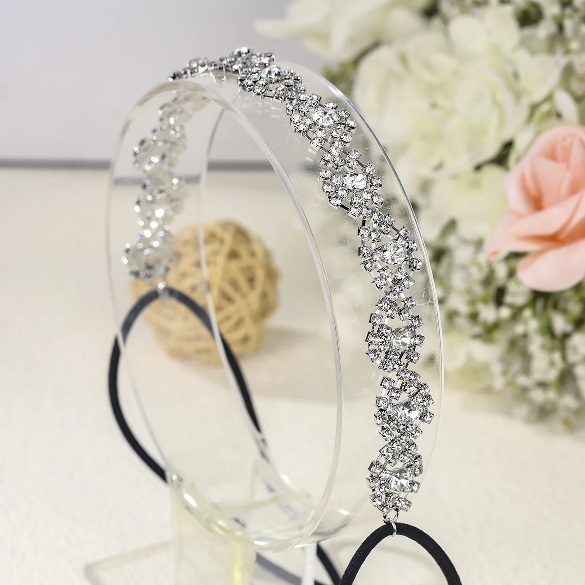 Rhinestone Elastic Hairband Jewellery Headbands Women And Girls Hair Accessories