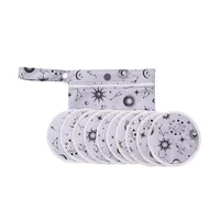HappyFlute Recycled Nursing Pads Waterproof Washable Feeding Pad Reusable Breast Pads With Washing Bag 1