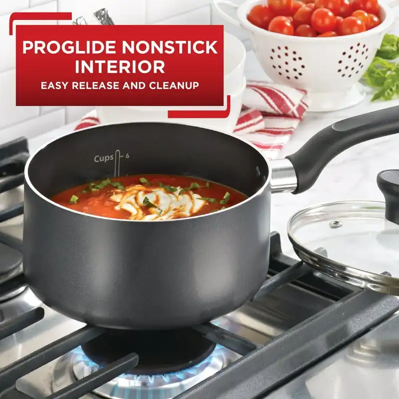 

Care Nonstick Cookware, Saucepan, 2 Quart, Grey