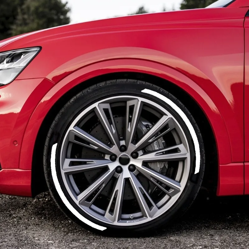 4개/세트 자동차 타이어 레터 스티커 3D 개인 맞춤형 라인 자동차 스타일링 타이어 장식 액세서리 오토바이 휠 라벨용