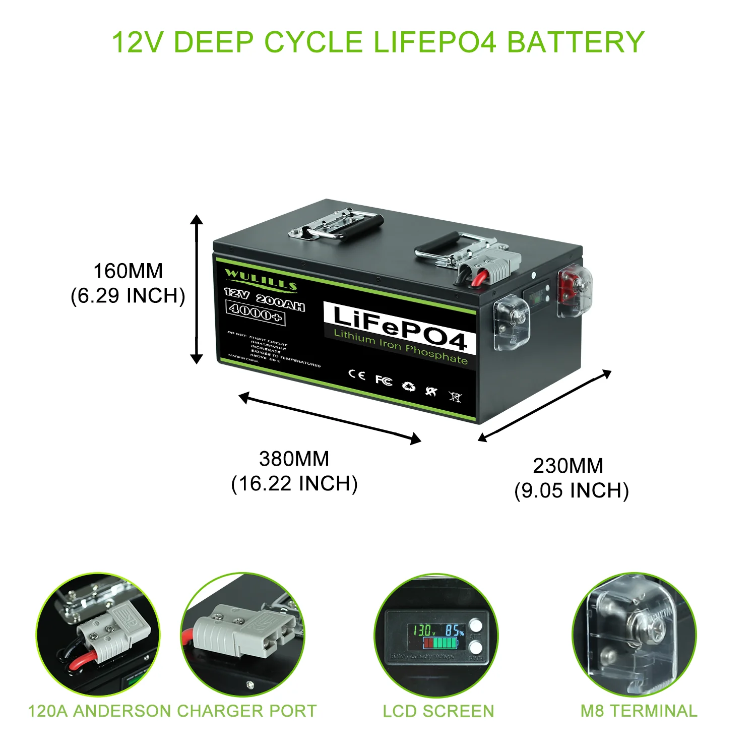 Solar Battery System Lifepo4 24v  Lithium Battery 24v Solar Power