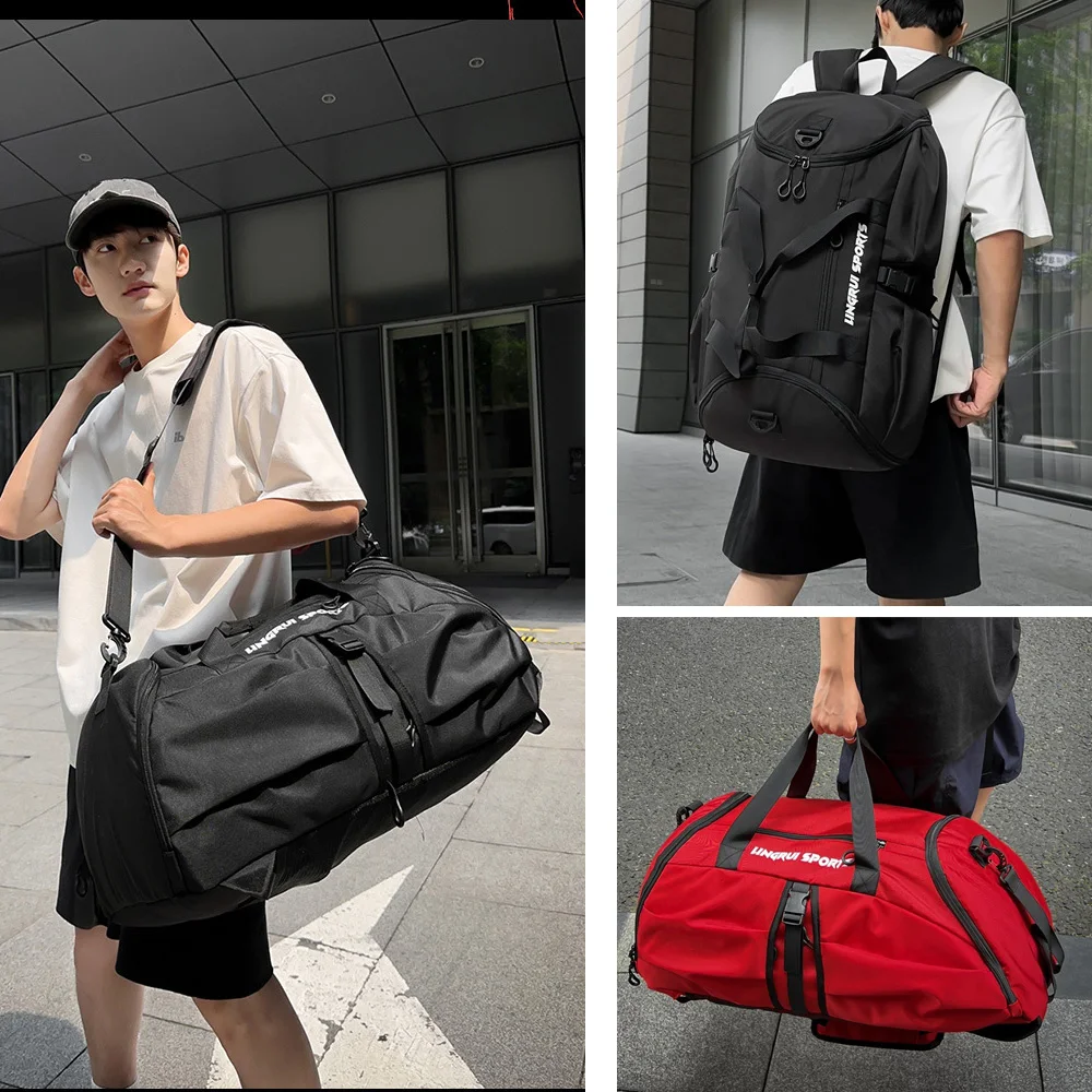 Gym Fitness Bag Large Men Women Sports Swimming Training Shoulder Pack Travel Duffel Handbag Business Crossbody Trip Backpack 2