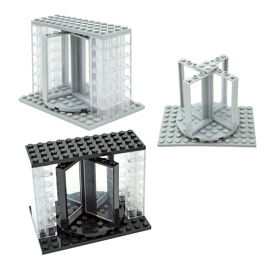 DIY Accessories City Friends House MOC Parts Fence Stairs Ladder Gate Building Blocks Door Window Figures Garden Leduo Bricks 5