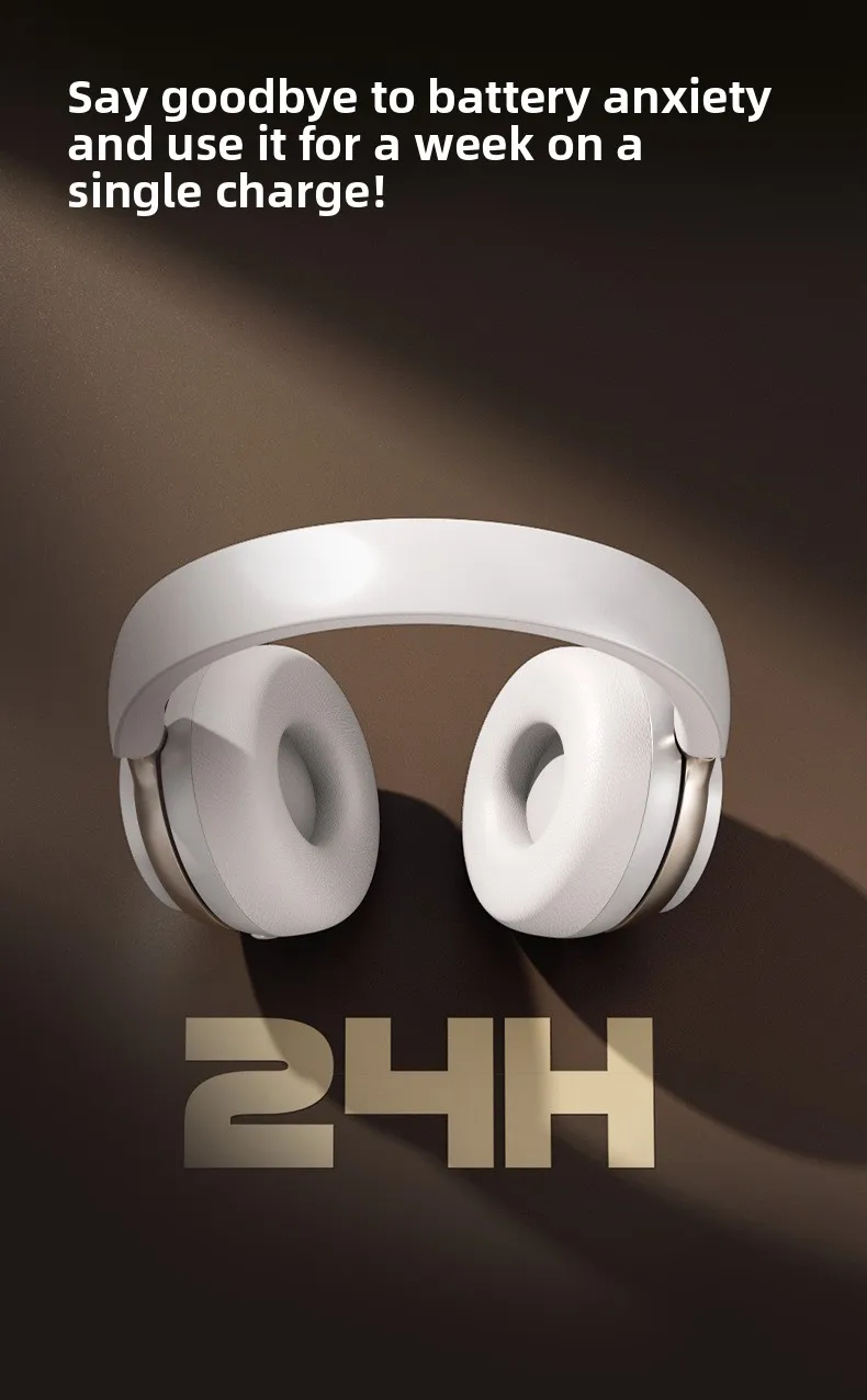 2025 model over-ear headphones with ANC active noise cancellation, HIFI high-qua