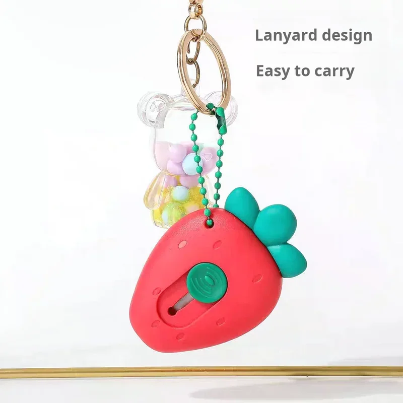 Cute Portable Mini Knife Avocado Strawberry Fruit Art Utility Knife Express Box Paper Cutter Craft Wrapping Tool 1PCS/3PCS