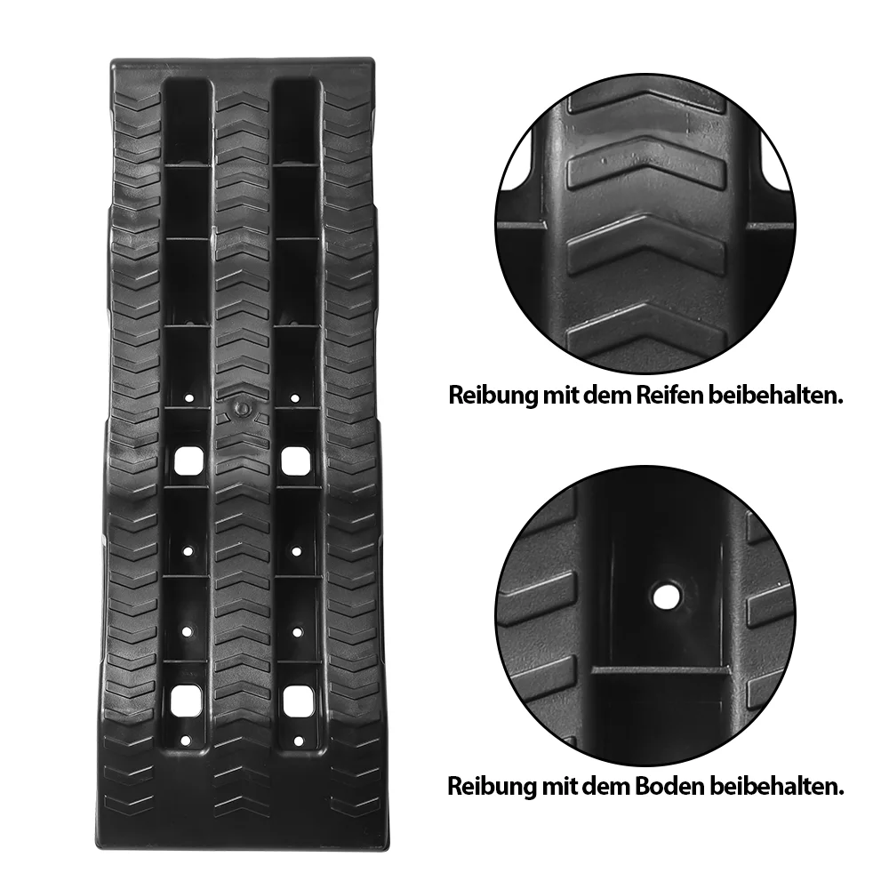 2Pcs RV Nivellierung Rampen Anti-Skid Camper Reifen Rad Wägen Auto Nivellierung Blöcke Bordstein Rampen 3-stufige Schwelle Rampe – Detail 5