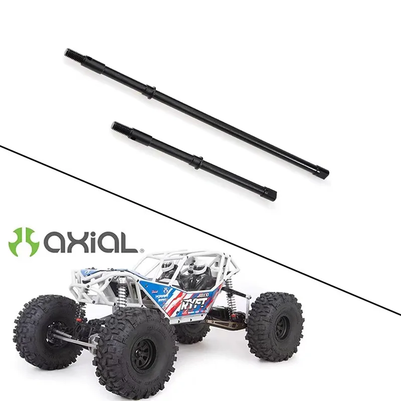 

2Pcs Hard Steel Drive Shaft Rear Axle Shaft Dog Bone Upgrades Parts for Axial RBX10 Ryft 1/10 RC Crawler Car Accessories