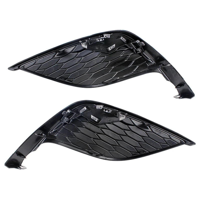 

1 Pair Car Front Bumper Fog Light Frame Fog Light Grille Fog Lamp Cover(LH+RH)8148206200 8148106200 Black ABS For TOYOTA CAMRY