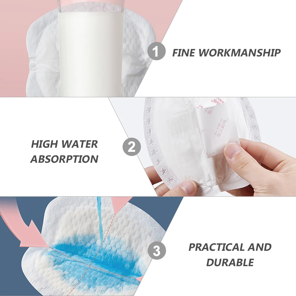 100pcs Disposable Breastfeeding Breast Pads Breathable Breast Nursing Pads 5