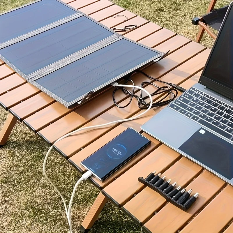1000W Portable Fast Charging Solar Panel, Easy to Carry Suitable for Camping, Mobile Phones, Computers, Power Banks, Cars, Boats