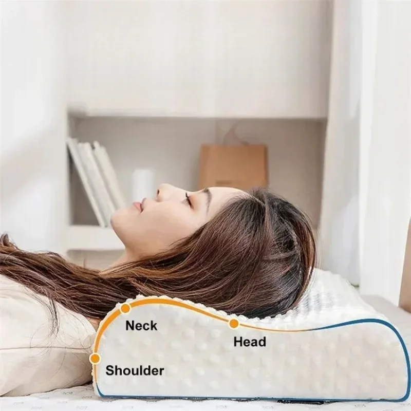 Sleeping Pillow Memory Foam Adjustable Side Relieve Neck Shoulder Pain Orthopedic