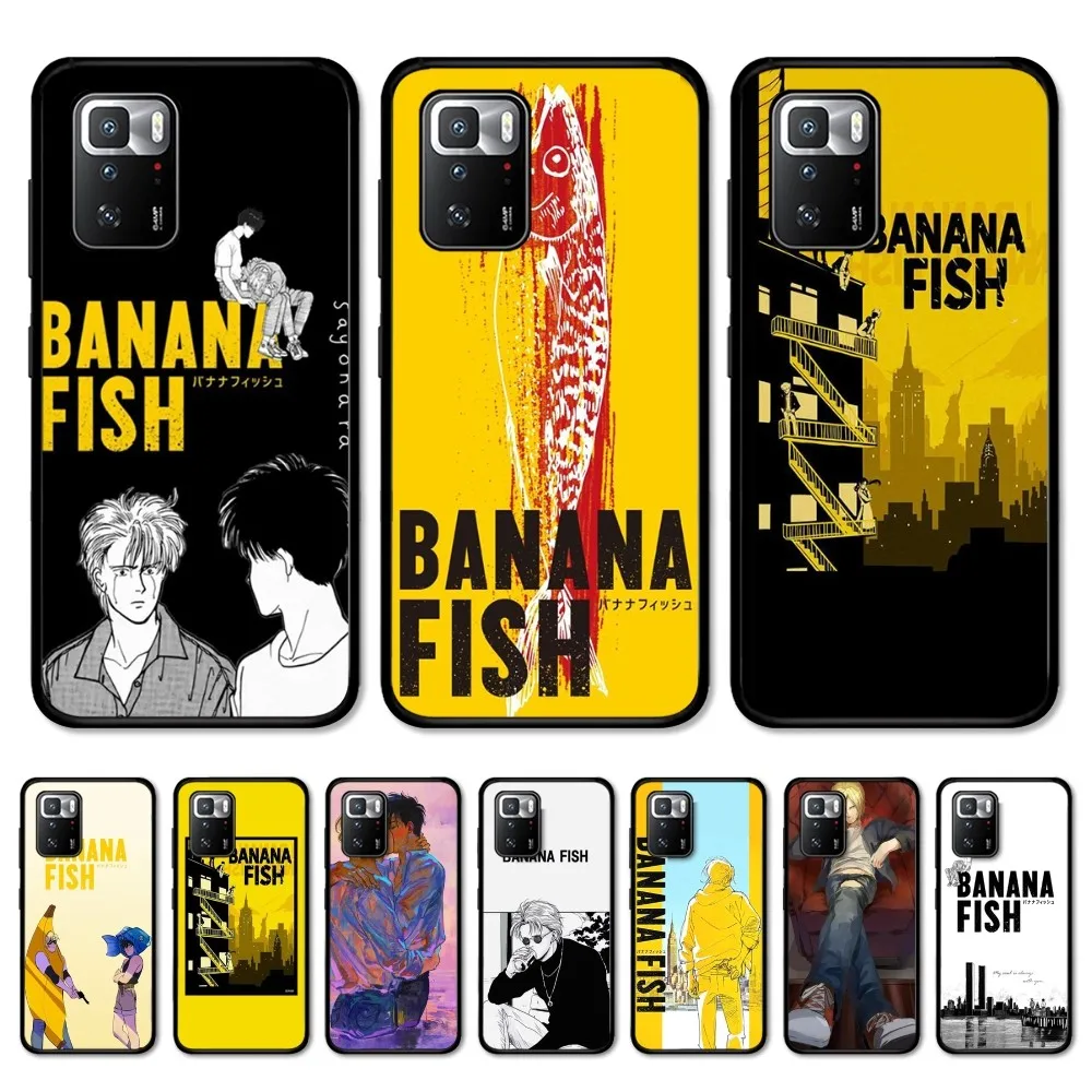 

Banana fish Ainme Phone Case For Redmi 5 6 7 8 9 10 plus pro 6 7 8 9 A GO K20 K30 K40 pro plus F3 Fundas