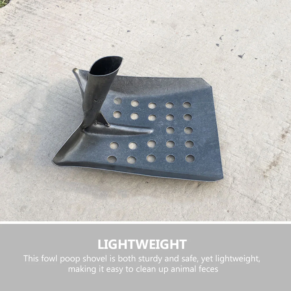 Flat Head Drain Shovel Multifunctional Cleaning Tool Poultry Dung Shovel Farm Metal Shovels Garden Trowel Sewer Cleaning