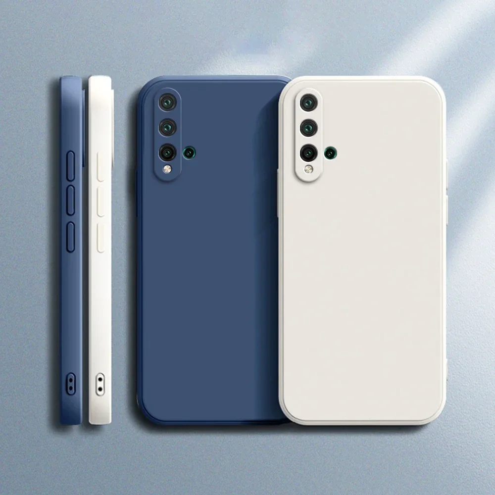 Premium Liquid Silicone Shockproof Phone Case - Luxury Soft Thin Protective Cover