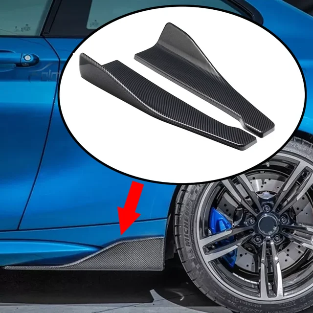 Universal Car Side Skirt Bumper Spoiler Splitter Protector