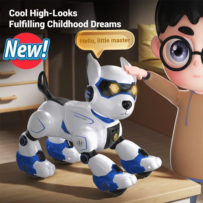 Rc Robot Toy Intelligent Electronic Pet Dog Programmazione Intelligente Per Bambini Puzzle Toy Remote Control Machine Dog