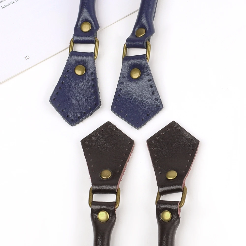2pcs 60cm Leather Purses Straps Handles Shoulder Bag Replacement for Women Underarm Bags Wallet Handbag DIY Handmade Accessories