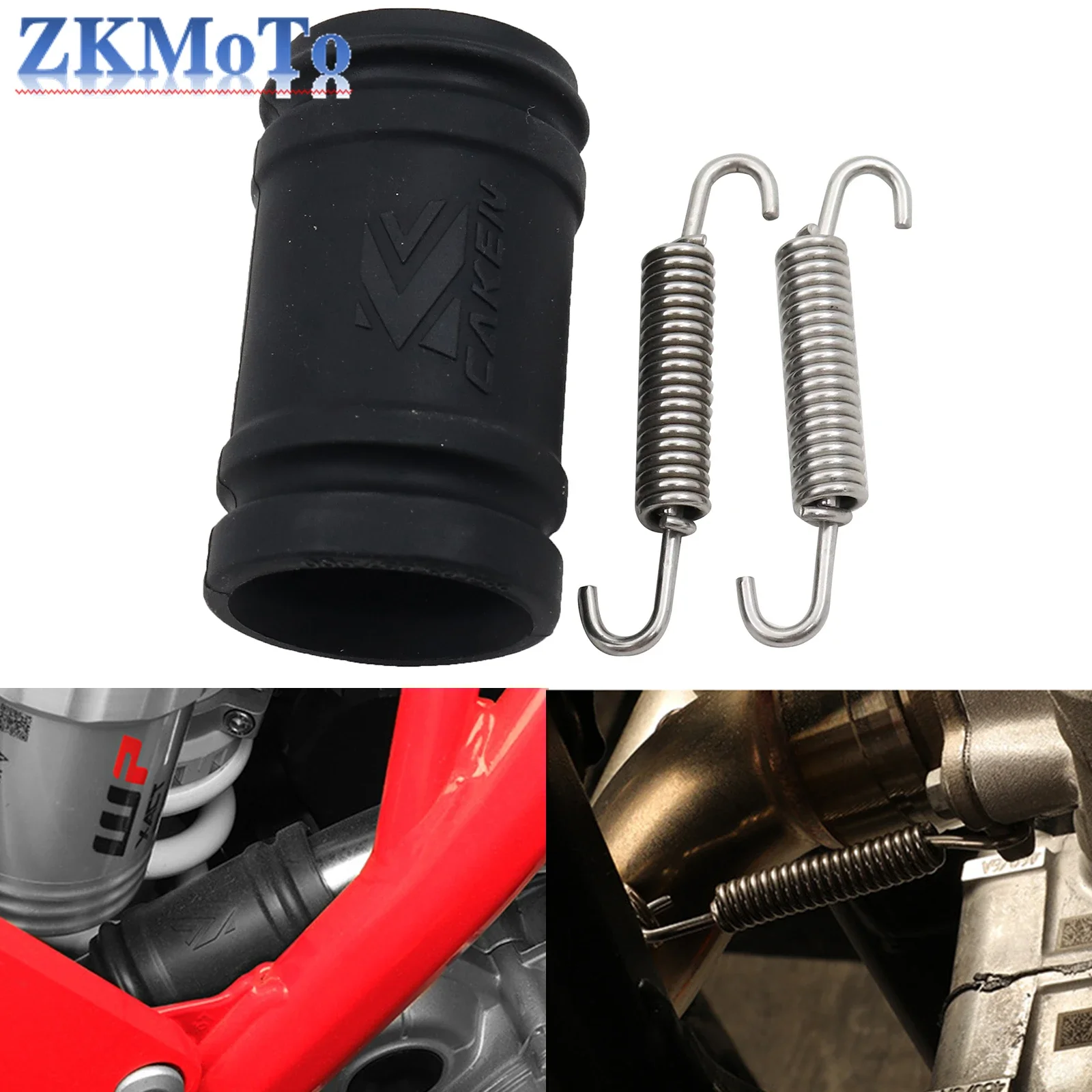 Tubo Di Scarico Moto Tubo Di Collegamento In Gomma Molla Per Ktm 250 300 Exc Sx Xc Xcw Tpi Husqvarna Tc Te Tei Tx Txi 2017-2023