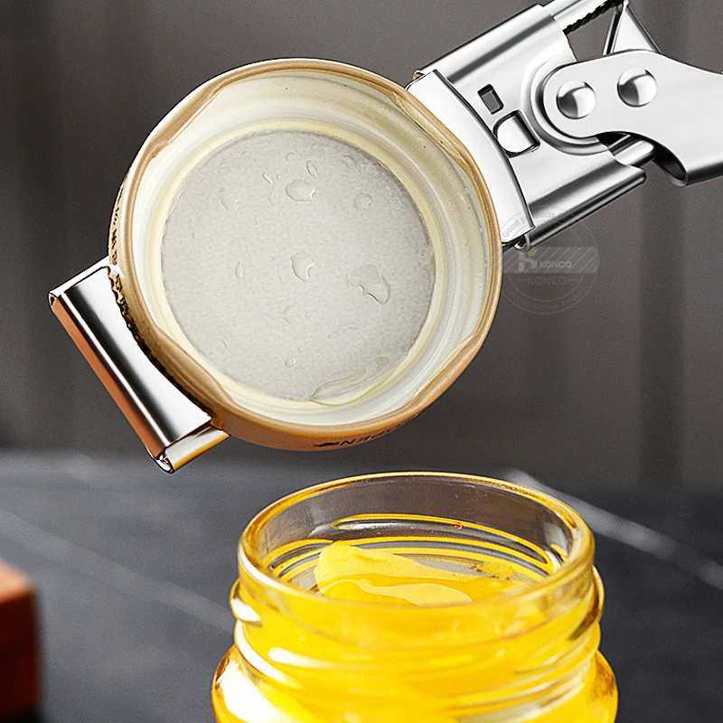 QU2 Ouvre-Bouteile Et Bocal Réglable ,Ouvrir Des Bocaux Et Vaisseaux
