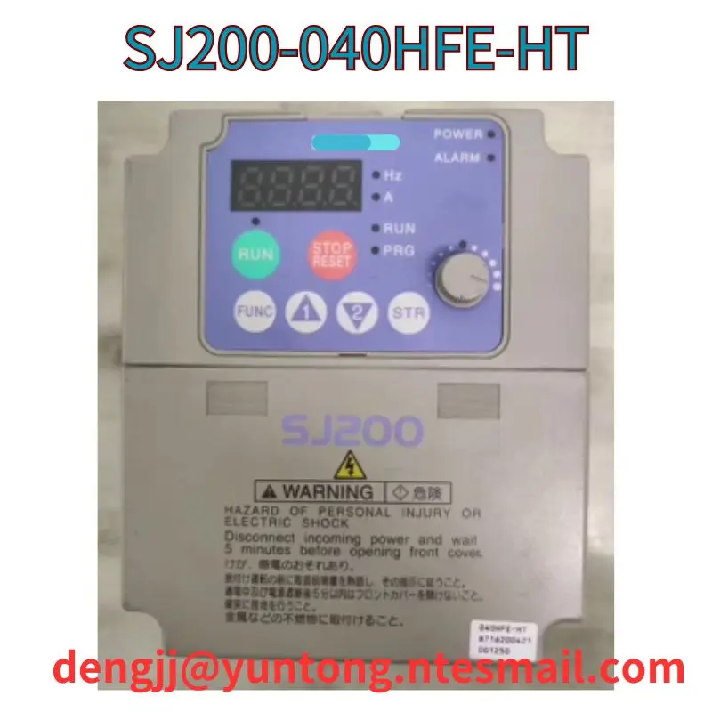 

Used SJ200-040HFE-HT frequency converter tested intact