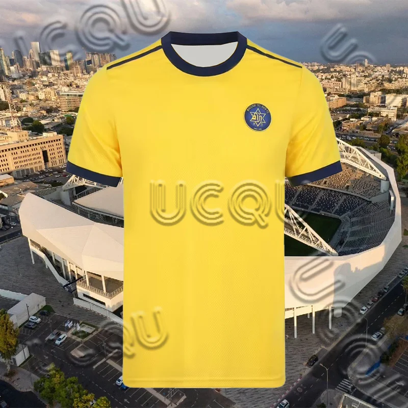25-26 Tel Aviv Maccabi Home And Away Football Jerseys Fashion Quick Drying Casual Sports T-shirts Breathable Short Sleeves 5