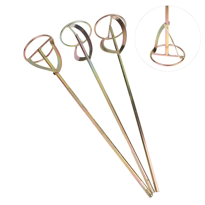 1 Pz S-Type Mixer Drill Vernice Asta Di Agitazione Vernice Portatile Cemento Intonaco Malta Miscelazione Paddle Machine Accessori Per Utensili Elettri