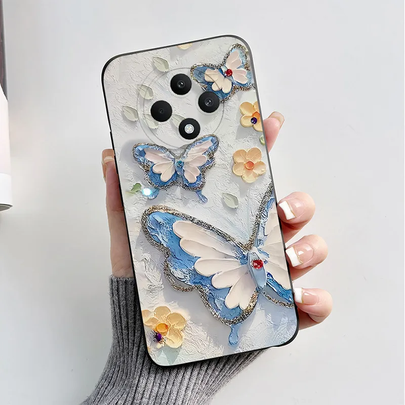 Cute Cat Cartoon Soft Silicone Bumper Protective Phone Case