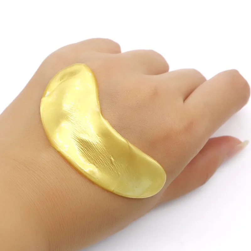 InniCare 50/60/80/100 Pcs Crystal Collagen Gold Eye Mask Anti Dark Circles Beauty Patches For Eye Skin Care Korean Cosmetics 5
