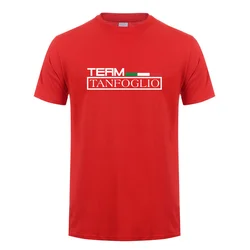 Tanfoglio Men's Summer Casual Cool Short Sleeve T - Shirt - XXXL (Red)