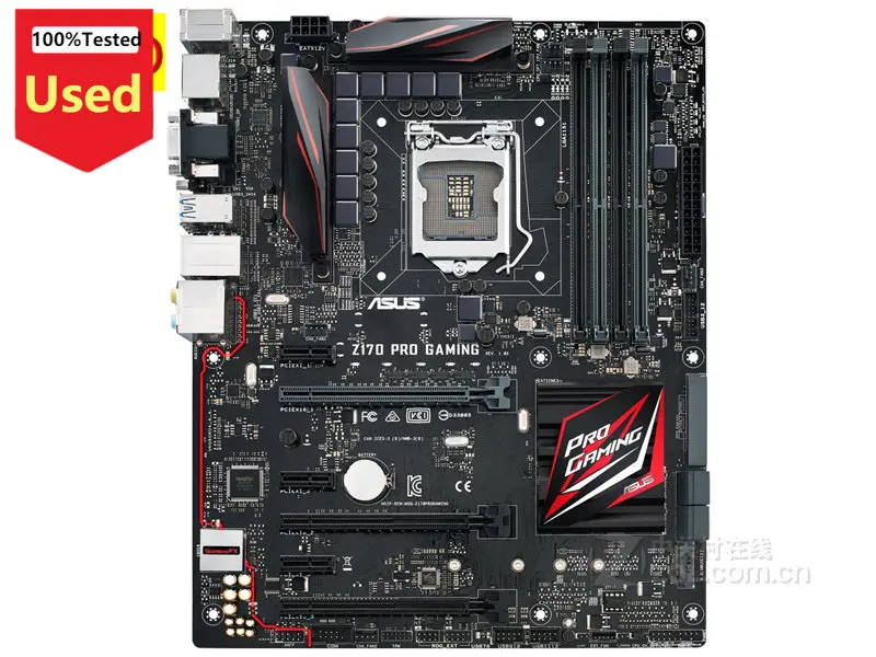 ASUS Z170 프로 게이밍 마더보드 컴퓨터 소켓, LGA1151 DDR4 I3 I5 I7 USB3.0 사용 