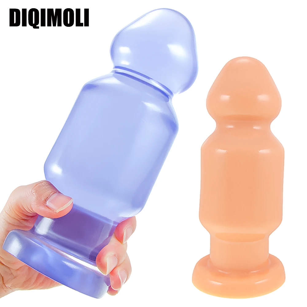 Products Huge Sex Anal Plug Dildo Stimulate Anus  Butt Plug Masturbator Soft  Anal Dilator Sex Toys_voghion.com
