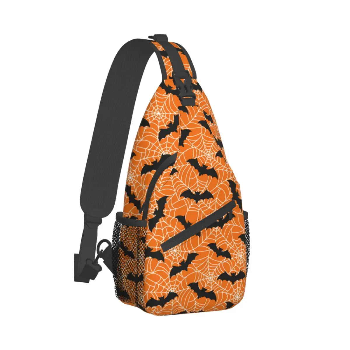 Pipistrelli Con Web Crossbody Chest Bags Tasche Di Halloween Travel Pack Messenger Sports Teens Borsa A Tracolla Unisex