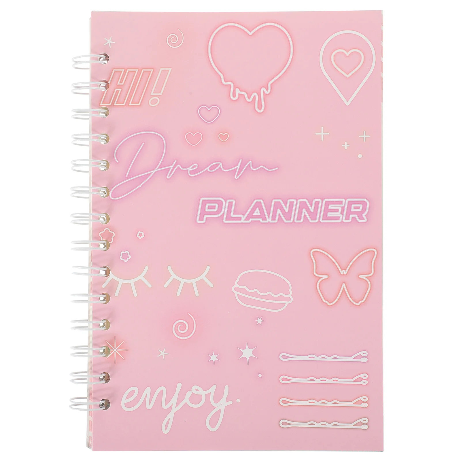 

Notebook Notebooks Planner Writing Delicate Monthly Notepad Multi-function Organizer Convenient Academic Pads