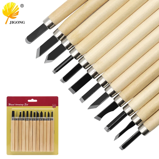 12pcs Woodcut Knife Wood Carving Tools Woodworking - 4pcs Wood Carving Tools  - Aliexpress