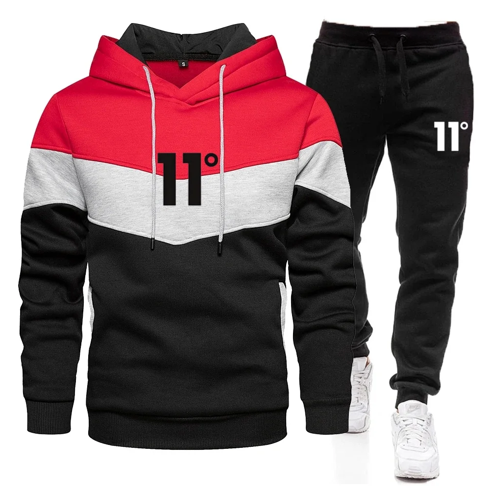 

New Men's and Women's Casual Sports Set, with a Hooded Hoodie and Pants, Fashionable and Sporty Two-piece Set