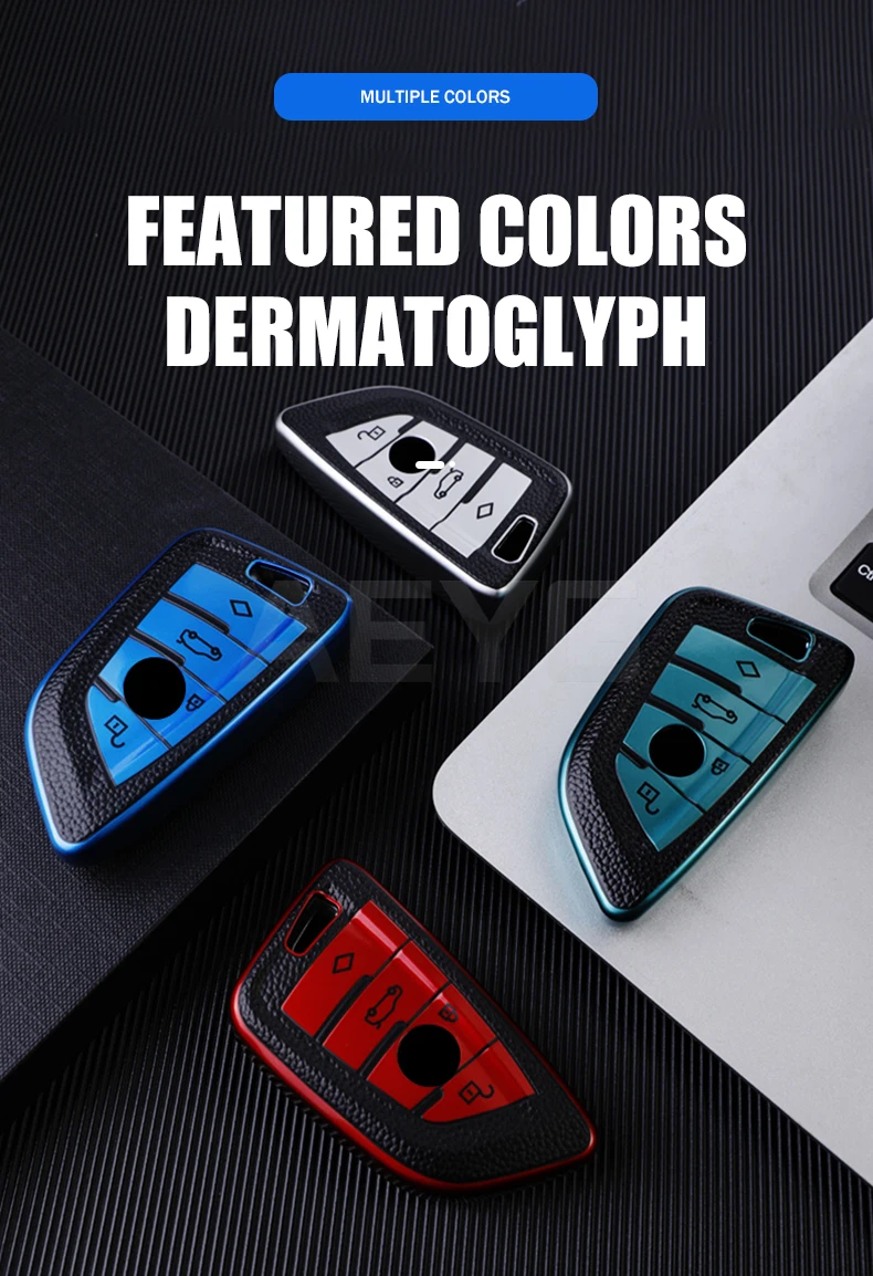 Cover chiate/telecomando per BMW X1 X3 X5 X6 X7 1 3 5 6 7 Series G20 G30 G11 F15 F16 G01 G02 F48 Holder Protector Shell - Sed59c973ae0c459db91e7ee46ba77fd3U