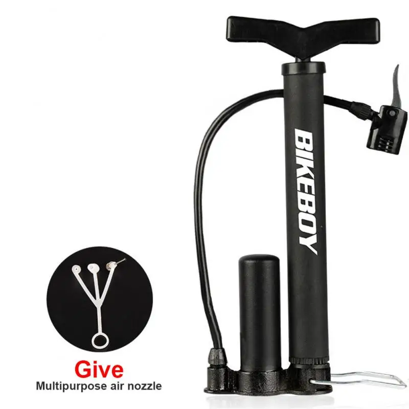 Bikeboy Bicycle Pump High Pressure Portable Motorcycle Battery Car Home Mountain Toys Basketball Send Multifunctional Nozzle | Спорт и