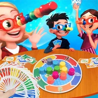 Funny Novelty Entertainment Tricky Desktop Game Liar Fibber Game Hilarious Noses & Glasses Puzzle Game 1