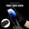 Sports Outdoor Spring and Autumn Bicycle Riding Gloves Long Fingers Ultra Fiber Sunscreen, Wear resistant, Anti slip 4