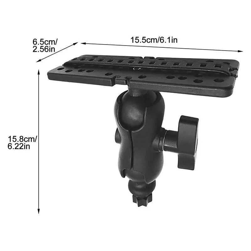 Fish Finder Mount Universal Design Mounting Plate Universal 360